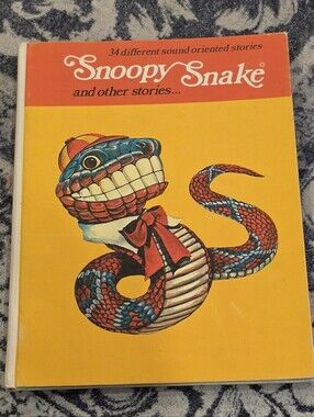 Snoopy Snake and Other Stories Elsie Jennings 1972 Vtg Hardcover Phonics Book